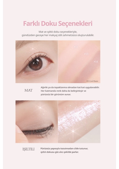 Dasique Mat Ve Işıltılı Tonlardan Oluşan 20 Renkli Far Paleti Mood Shadow Palette 01 Warm Basic 01 Warm Basic