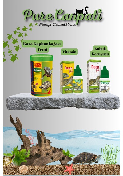 Purecanpati Kara Kaplumbağası Yem,vitamin Ve Kabuk Koruyucu Jel S