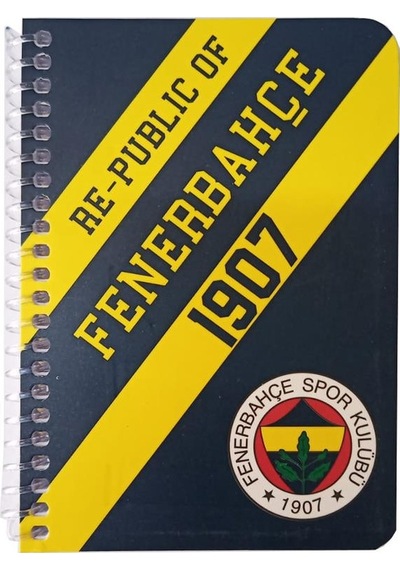 Not Defteri Bloknot Spralli 10x15 Cm Çizgili 80 Yaprak 1 Adet Lisanslı Orjinal Kanarya Not Defteri