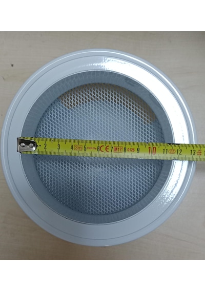 Dış Cephe Davlumbaz Aspiratör Çıkış Kapağı Rüzgar Yağmur Önleyici 120 Mm 12 Cm Beyaz