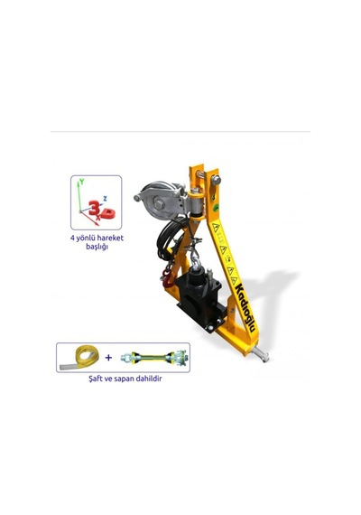 Kadioglu Vibrope Hm600x Halatli Agac Silkme Makinesi