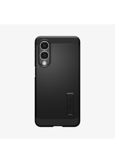 Spigen Samsung Galaxy S25 Edge İle Uyumlu Kılıf Tough Armor Aı Magfit Özellikli Kickstand Black Siyah