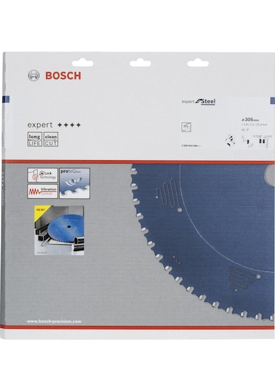 Bosch Expert Serisi Metal İçin Daire Testere Bıçağı 305 25,40 Mm 60 Diş