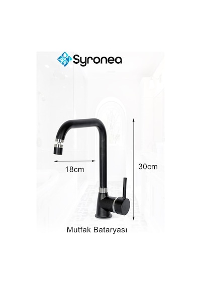 Özel Robot Yağmurlama Siyah Tepe Duş Seti Banyo Mutfak Lavabo Bataryası Seti Musluk Set Siyah