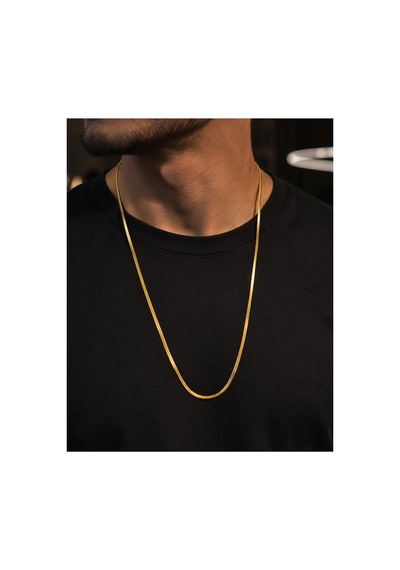İtalyan Zincir Modeli Çelik Kolye 60 Cm 2mm Altın - 909997056 Altın