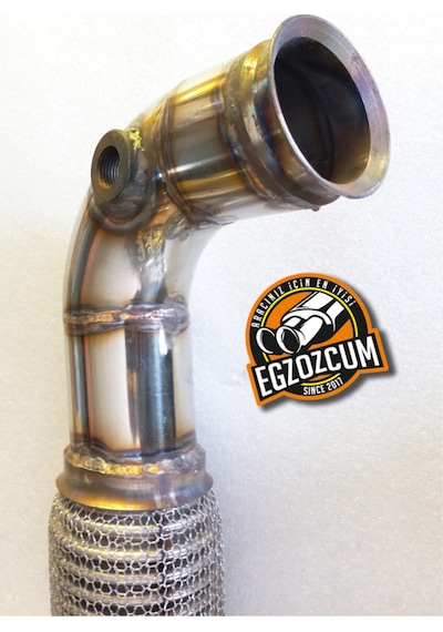 Ford Courier Transit Uyumlu 2017-2019 Downpipe
