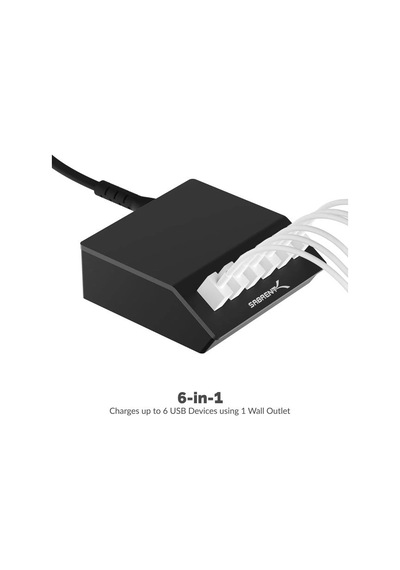 Sabrent 100 Watt Çoklu Bağlantı Noktalı Usb Hızlı Şarj Cihazı Ax-adpd 6-port