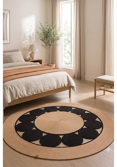 Jüt Hasır Yuvarlak Kilim Halı Yolluk Dekoratif Örgü Halı Doğal Görünümlü Bohem Kilim Salon Oturma Odası Balkon Mutfak Yatak Odası Koridor 7223bambusiyah Jüt Hasır Yuvarlak Kilim Halı Yolluk Dekoratif Örgü Halı Doğal Görünümlü Bohem Kilim Salon Oturma Odası Balkon Mutfak Yatak Odası Koridor 7223bambusiyah