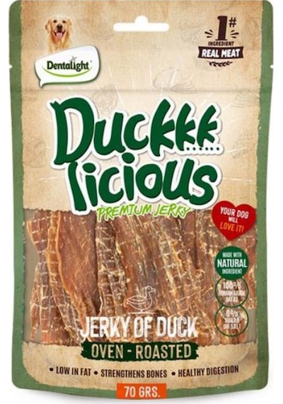 Dentalight Duck Jerky Ördek Etli Köpek Ödül Maması 70 Gr