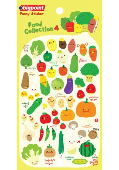Bigpoint Sticker Vegetable X 15 Adet