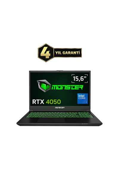 Monster Abra A5 V21.8.5 Core 7 250H 32 GB 1 TB RTX4050 15.6" W11H Dizüstü Bilgisayar