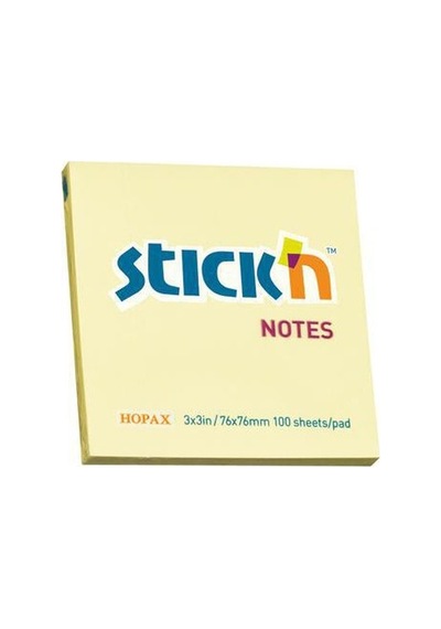 Gıpta Stıckn 76x76 Pastel Sarı 100 Yaprak Çok Renkli