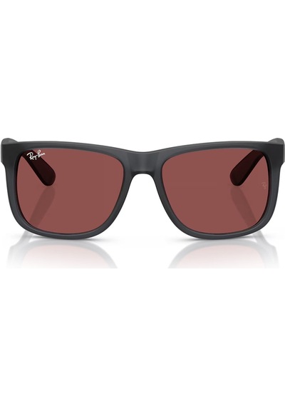 Ray-ban Rb 4165 687375 55 Justin Unisex Kare Gri Kemik Güneş Gözlüğü Gri