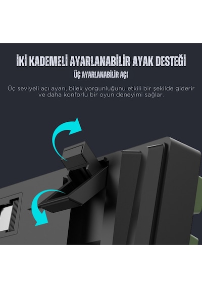 K88 Mekanik Oyun Klavyesi- 3 Modlu Hot Swap Rgb 4000 Mah Batarya