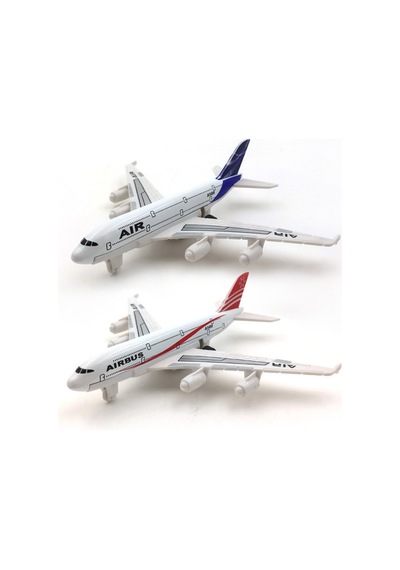 Die-cast Metal Çek Bırak Oyuncak Yolcu Uçağı 16 Cm Asortili Tekli Ürün