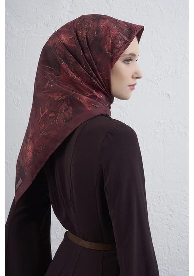 Armine Sura İpek Eşarp -2025/2026 -9409 Antrasit