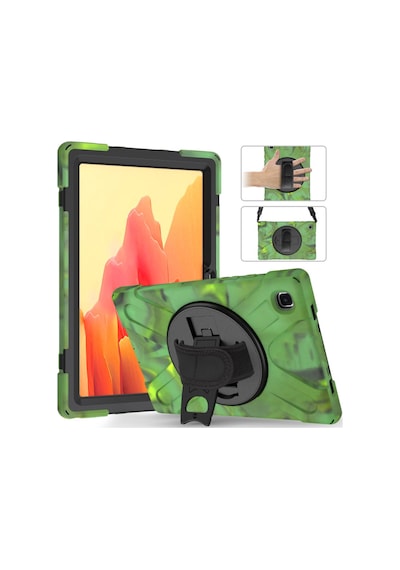 Galaxy  Uyumlu  T220 Tab A7 Lite 8.7 Kılıf Amazing Tablet Kapak - Kamuflaj Arka Kapak