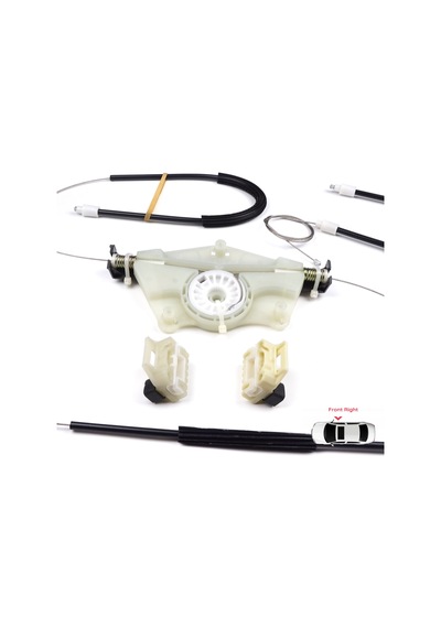 Sağ Ön Cam Kriko Seti Seat Toledo 1998-2004 Leon 1999-2006 İçin Standart