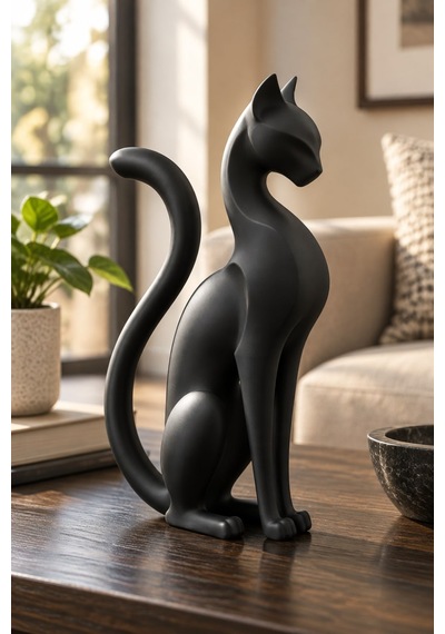 Kedi Anıtı Figürlü Dekoratif Biblo 55629392