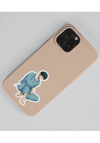 Rin İtoshi-bluelock-parlak Kağıt -2li Sticker Set-telefon Süsleme Blue Lock Etiket Beyaz