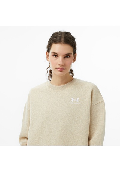 Under Armour Icon Fleece Os Crew Kadın Kahverengi Sweatshirt 1379475