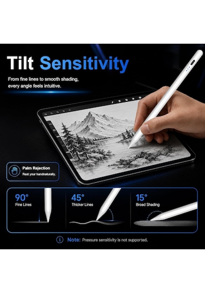 Pencil 1. Nesil, Hızlı Şarj Usb-c İpad Kalem, Eğimli Ve Palm Rejection, Manyetik İpad Kalem, İpad Air 3/4/5, İpad Mini 5/6, İpad 6-10 Gen, İpad Pro 11"/12,9 İnç İle Uyumlu Belirtilmemiş Pencil 1. Nesil, Hızlı Şarj Usb-c İpad Kalem, Eğimli Ve Palm Rejection, Manyetik İpad Kalem, İpad Air 3/4/5, İpad Mini 5/6, İpad 6-10 Gen, İpad Pro 11"/12,9 İnç İle Uyumlu Belirtilmemiş
