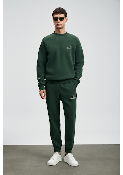 Lufian Sıgma Erkek Sweatshirt Çimen Yeşili Çimen Yeşili 112030186100611 Yeşil