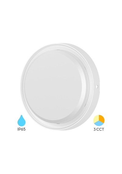 Modern Mimari Için Su Geçirmez Ovaltasarım: 12w 3 Renkli Led Aplik Beyaz