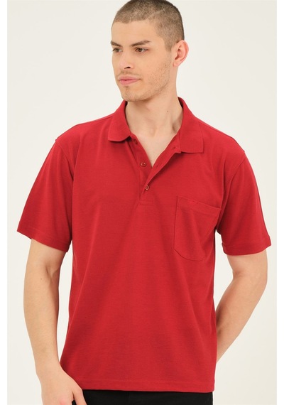 T0063 Dewberry Erkek T-shırt-kırmızı Kirmizi