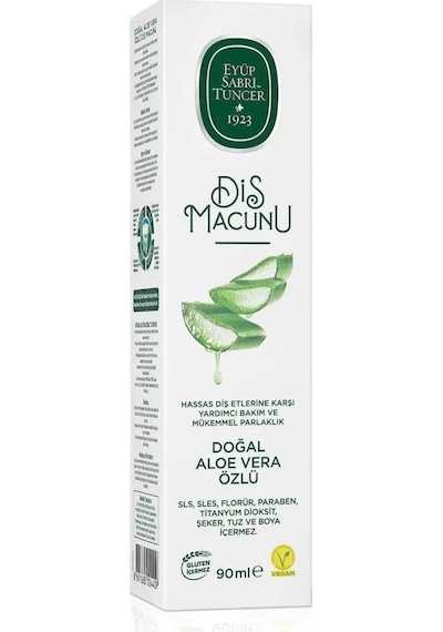 Mey İthalat Doğal Diş Macunu 90 Gr Aloe Vera
