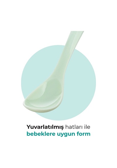 2'li Beslenme Kaşığı Powder Green/blue & Saklama Kutusu