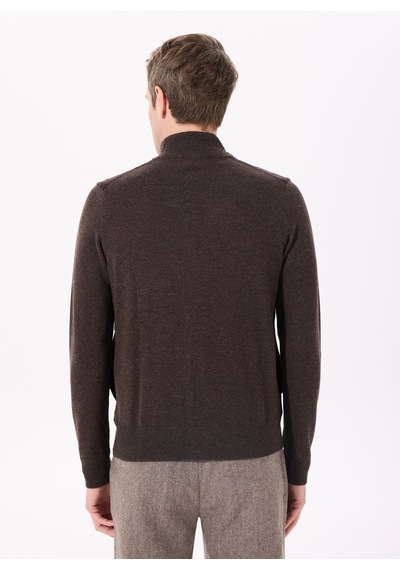 Hackett Koyu Kahve Erkek %100 Yün Slim Fit Ceket Hm703256