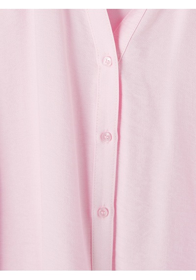 Lcw Vision Pembe Oversize Armürlü Kadın Gömlek