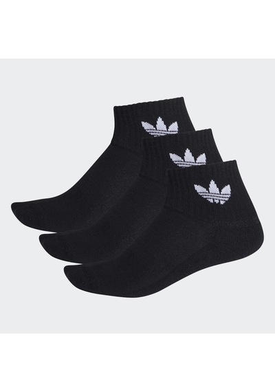 Adidas Fm0643 1/4 Socks 3p Black