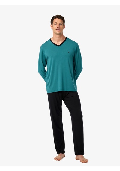 Blackspade Erkek Pijama Takımı 40975 - Yeşil