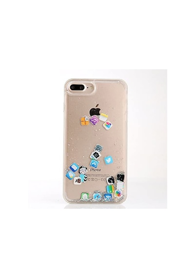 Teknomoda Apple iPhone 11 Kilif Simli Sulu Uyumlu iOS Menü Ikon Silikon 537097933
