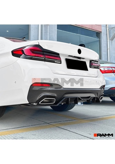 Bmw G30 Serisi - G30 Lcı M Sport Difüzör Parlak Siyah