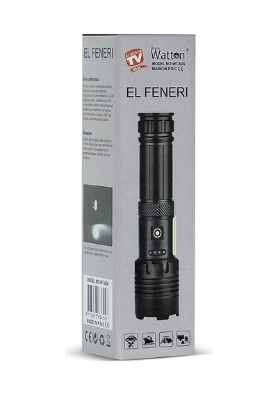 7 Mod Tx6 Powerbank El Feneri Wt-624 Çok Renkli