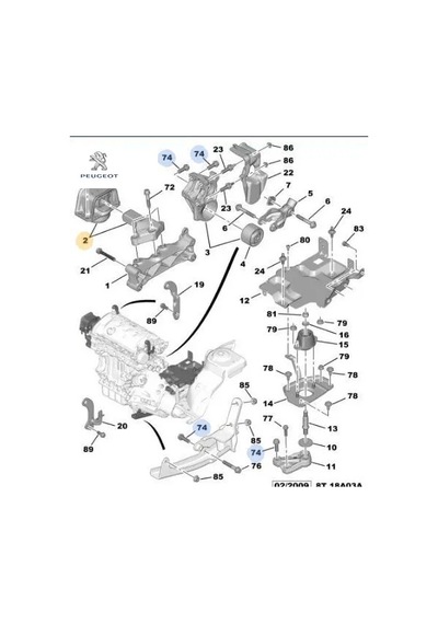 Motor Kulağı Peugeot 1807.gj