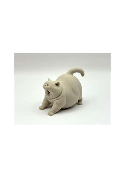 Esneyen Tatlış Kedi Figürü