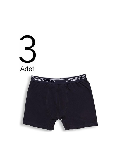 3'Lü Erkek Likralı Boxer 14100-A3