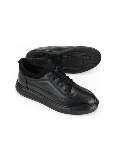 Ziya Erkek Hakiki Deri Sneaker 161423z88 Siyah 161423z88 000 40
