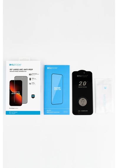 20 Hafif Kavisli Anti-peep Apple Uyumlu iPhone 17 Pro Temperli Hayalet Ekran Koruyucu