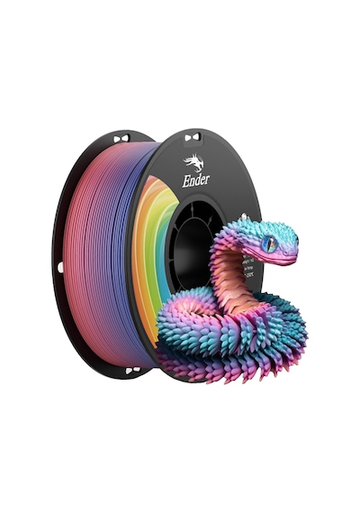 Creality Ender Pla Gökkuşağı Filament 1.75mm 1000 Gr.