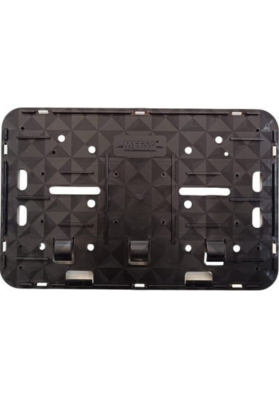Çerçeveli Motor Plakalık Plaka Altlığı Beyaz 17x26 Cm
