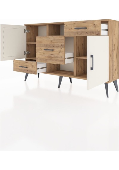 Arges Konsol 4 Raflı 3 Çekmeceli 2 Kapaklı 132x30x83 Çam-aytaşı/çam Aytaşı/çam Arges Konsol 4 Raflı 3 Çekmeceli 2 Kapaklı 132x30x83 Çam-aytaşı/çam Aytaşı/çam