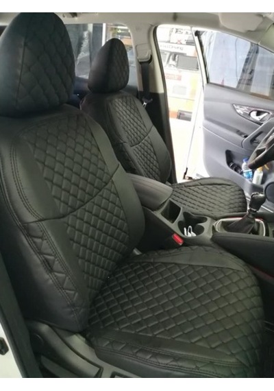 Nissan Qashqai Araca Özel Deri Oto Koltuk Kılıfı (446258192)