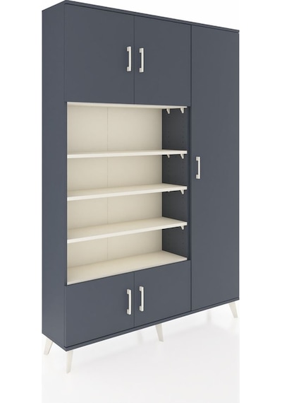 Arges Dolap 11 Raflı 5 Kapaklı 132x30x195 Antrasit-antrasit/a... Antrasit Arges Dolap 11 Raflı 5 Kapaklı 132x30x195 Antrasit-antrasit/a... Antrasit