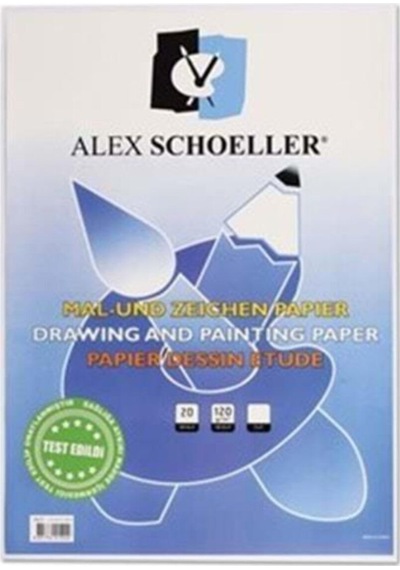 Alex Schoeller Resim Kağıdı 25X35 Cm. 120 Gr. 20 Adet