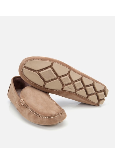 Hotiç Erkek Nubuk Deri Bej Hafif Tabanlı Günlük Loafer 02ayh305550a300 Bej